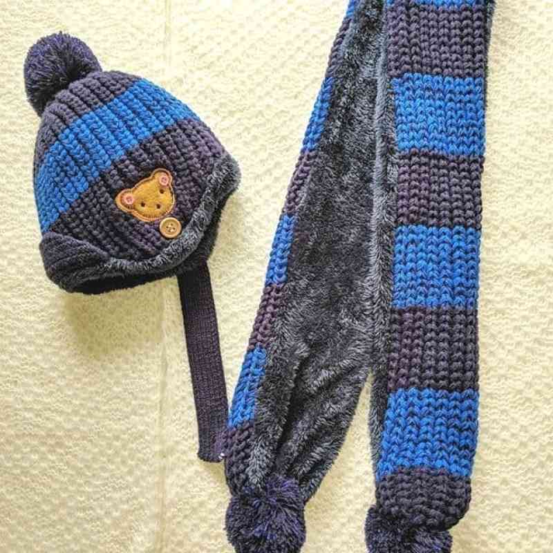 Promo Topi Shawl Anak (Beruang) di Seller Babycare Store