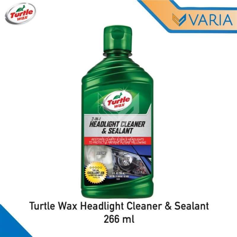 Jual Turtle Wax Headlight Cleaner & Sealant 266 ml Pembersih Lampu