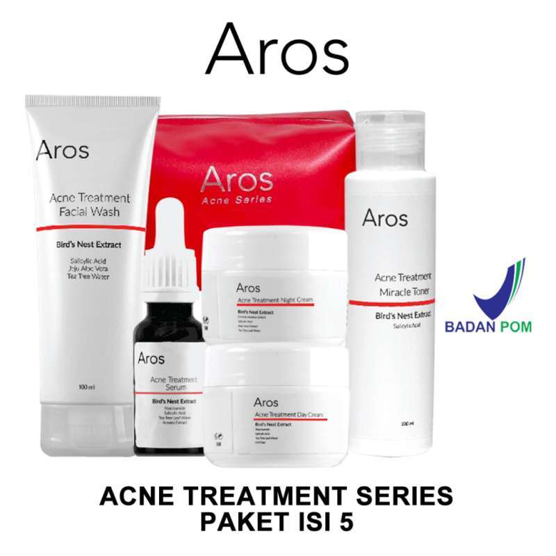 Jual Aros Skincare Acne Treatment Paket Perawatan Wajah Jerawat Bird's