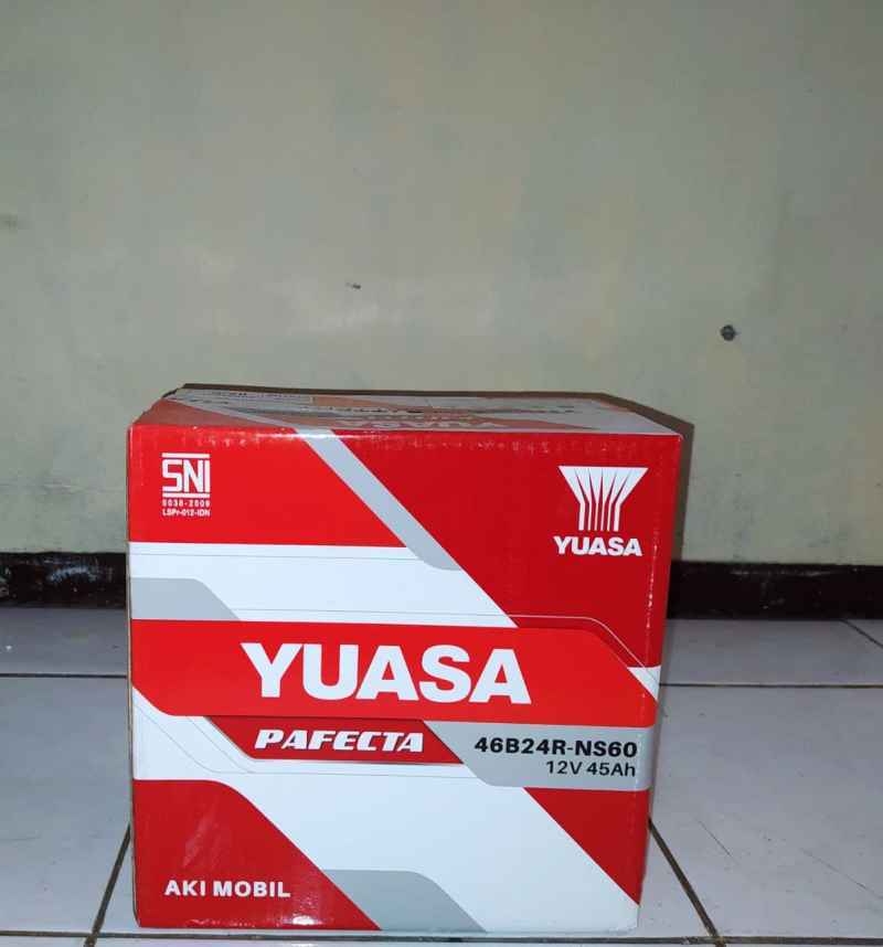 Jual AKI MOBIL SUZUKI SWIFT YUASA BASAH NS60 12V 45AH di Seller Toko