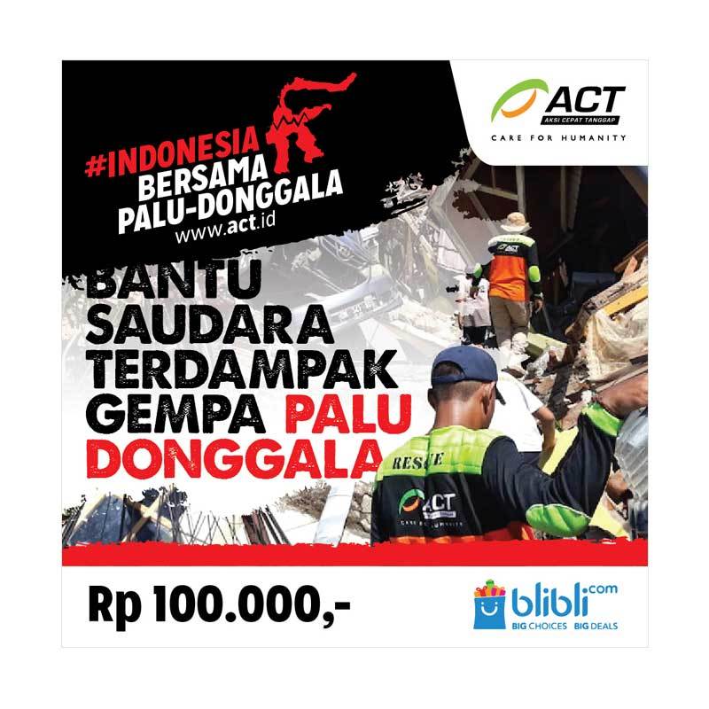 Jual ACT - Bersama Bantu Palu, Mamuju dan Donggala Murah