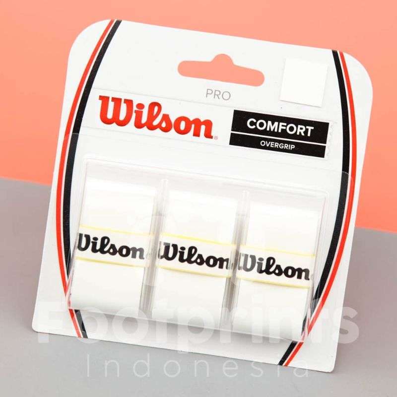 Wilson Roland Garros Pro Overgrip 3 Pezzi &ndash; WR841210 &ndash; Impugnature Racchetta Tennis