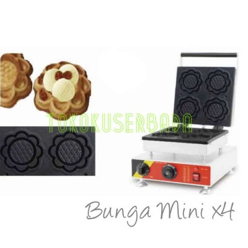 Jual BEST PROMO MESIN WAFFLE MAKER CETAK PANGGANG LISTRIK (BENTUK