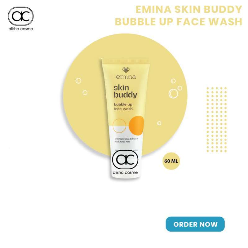 Promo Emina Skin Buddy Bubble Up Face Wash 60 ml Diskon 12 di Seller