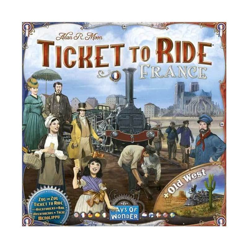 Promo MONOPOLIS Ticket to Ride Map Collection France Old West Board Game Diskon 2 di Seller