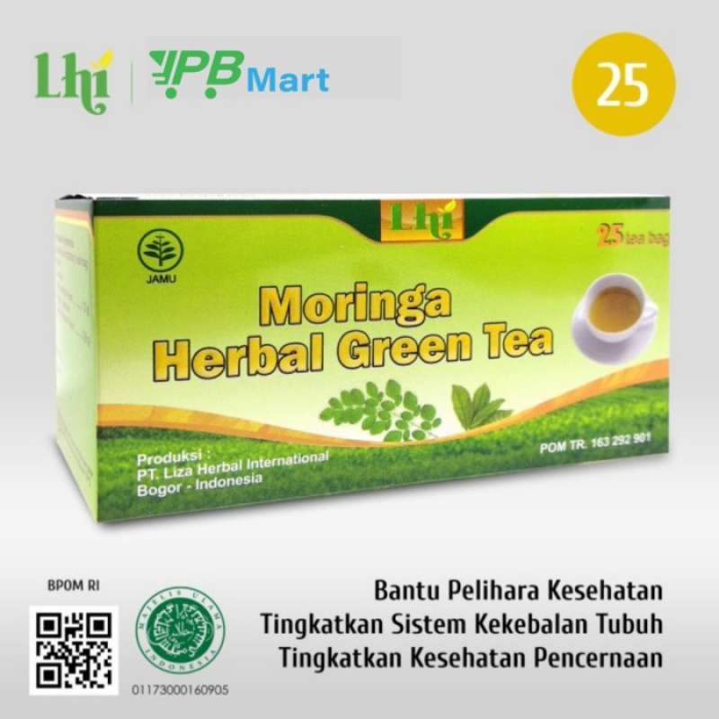 Promo Moringa Green Tea Teh Hijau plus Daun Kelor unt Daya Tahan Tubuh
