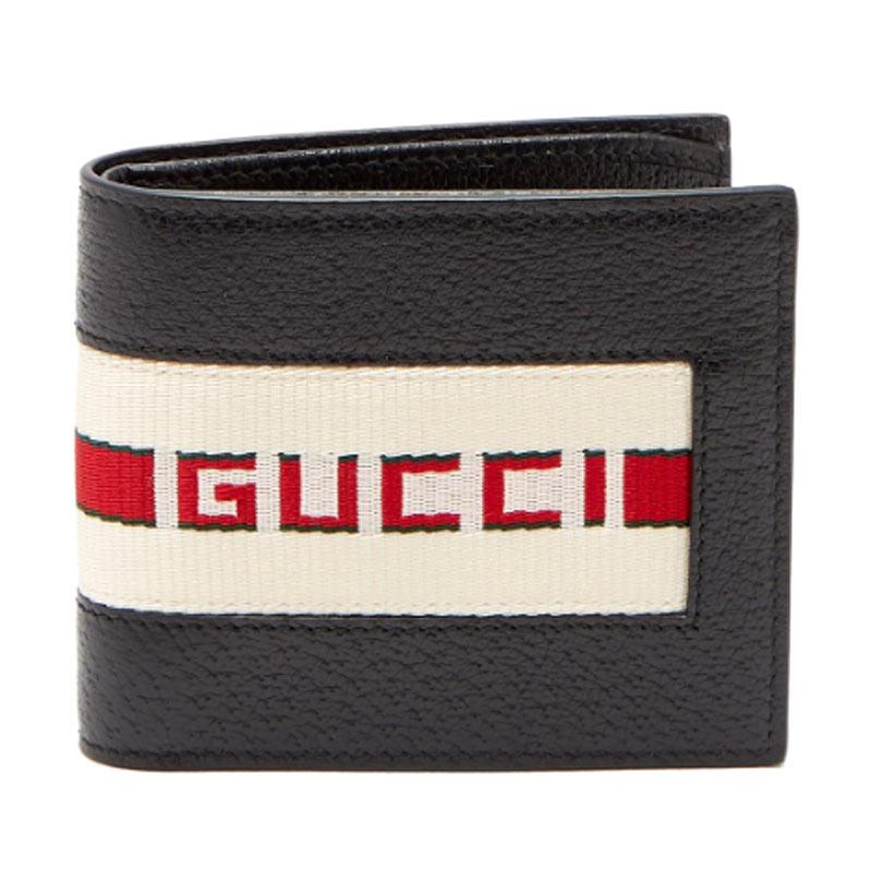 Jual Gucci  Bi fold Wallet  with Retro Logo Dompet Pria  