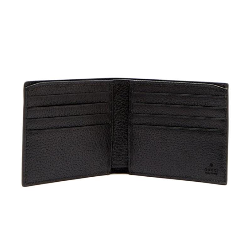 Jual Gucci  Bi fold Wallet  with Retro Logo Dompet Pria  