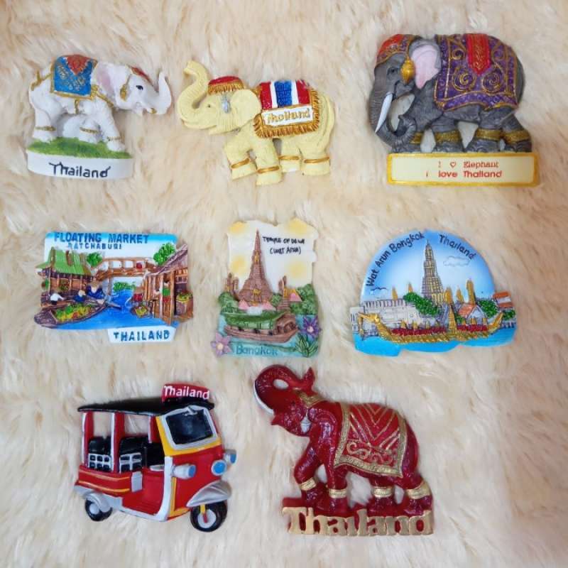 Jual Kulkas Souvenir Thailand Bangkok Wat Arun di Seller Maju
