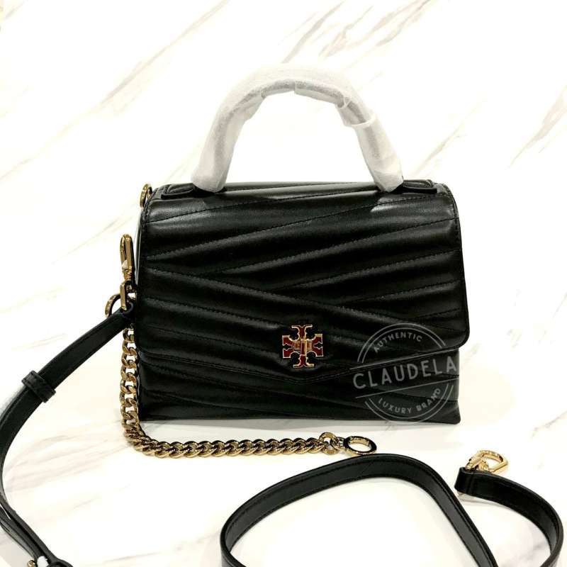 Jual TORY BURCH Kira Top Handle in Black di Seller Claudela Pluit