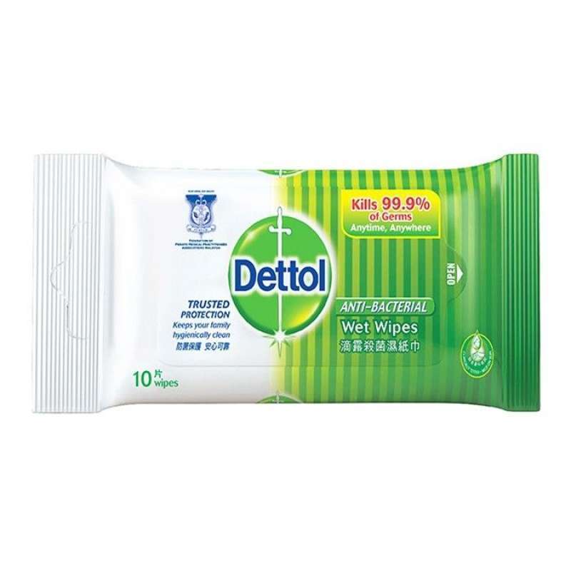 Promo Dettol antiseptic wet wipes 10s Diskon 30 di Seller Farmers Market Kemayoran Official