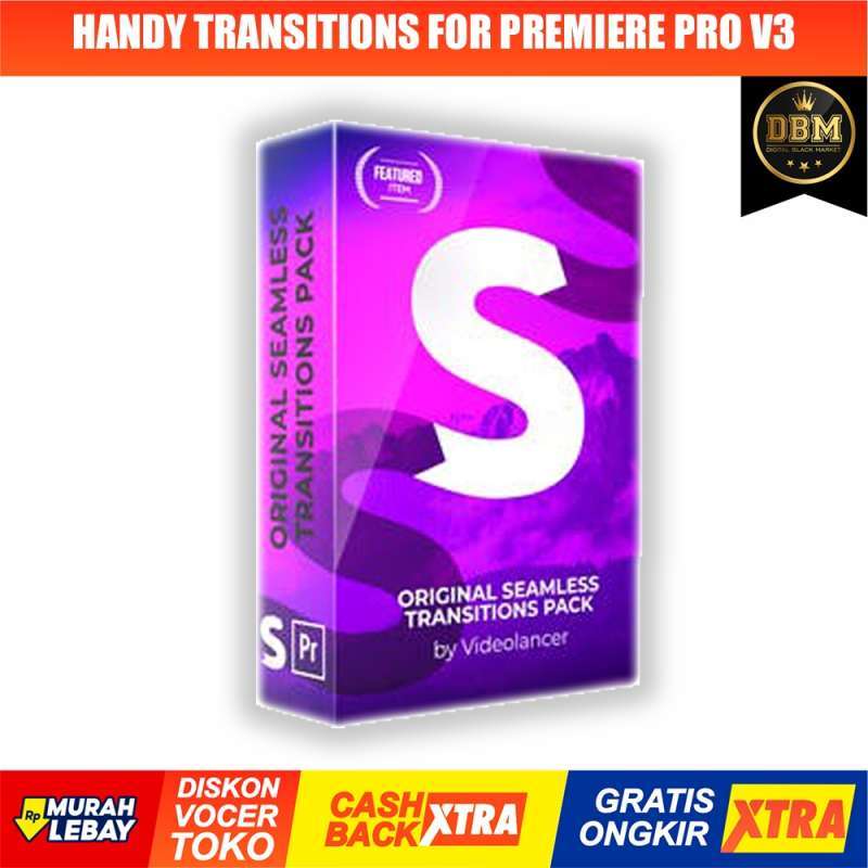 Jual Motion Bro Handy Transitions V3 Premiere Pro Project Files Di