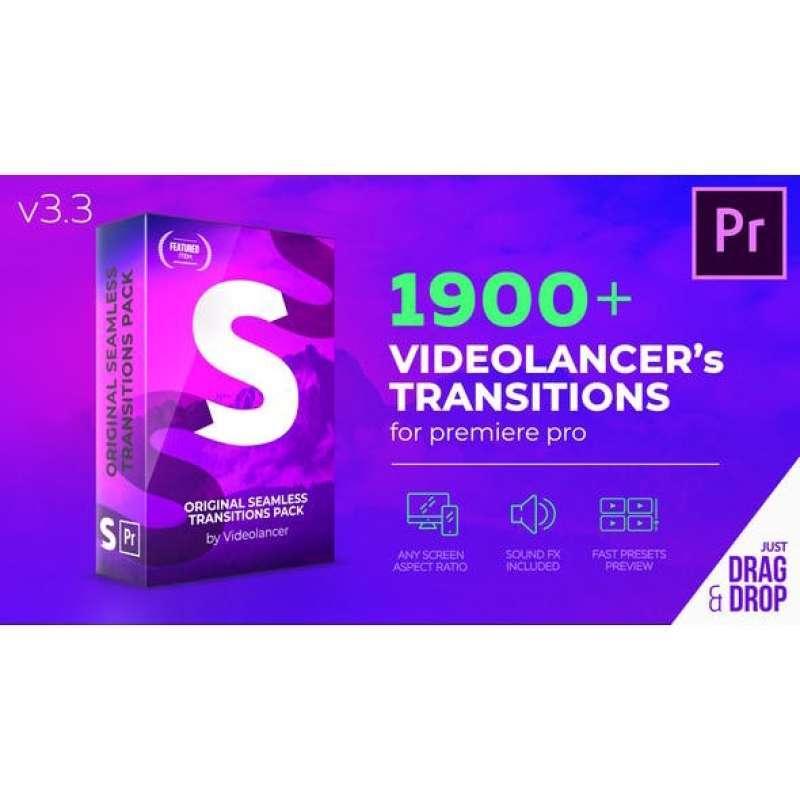 Jual Motion Bro Handy Transitions V3 Premiere Pro Project Files Di