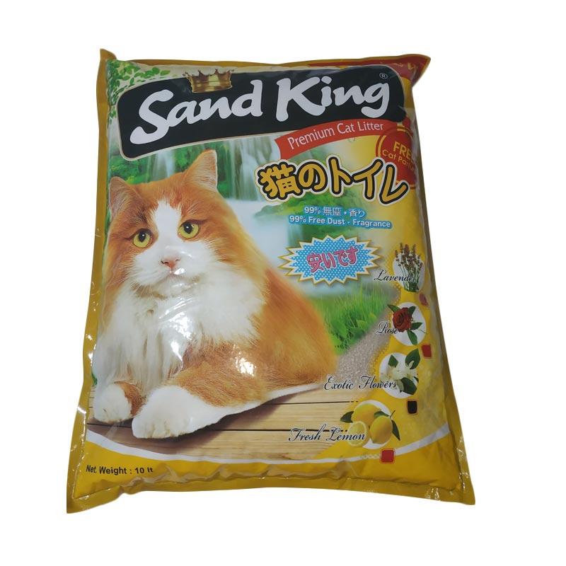 Jual Sand King Pasir Kucing [10 L] + Free Spray Parfum Beauty Rose