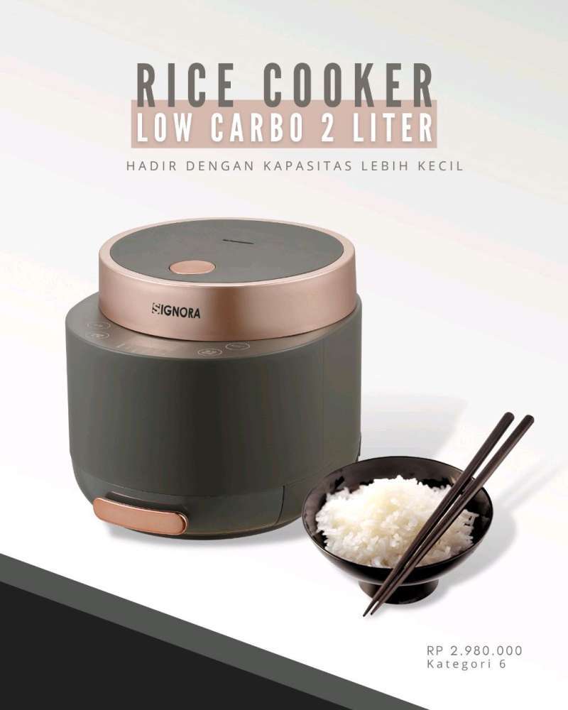 Jual Signora Rice cooker Low Carbo 2 lt di Seller Signora store