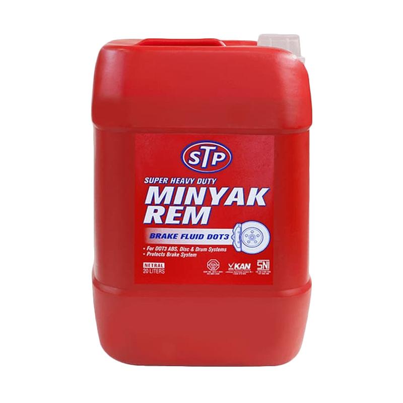 Jual STP Brake Fluid Cairan Minyak Rem Putih [20 L] Oli Rem Mobil