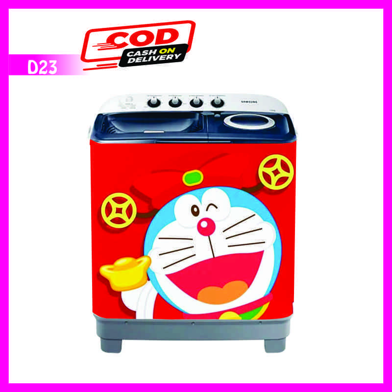 Jual MOTIF DORAEMON STIKER KOMPLIT KULKAS 1PINTU / 2PINTU, MESIN CUCI