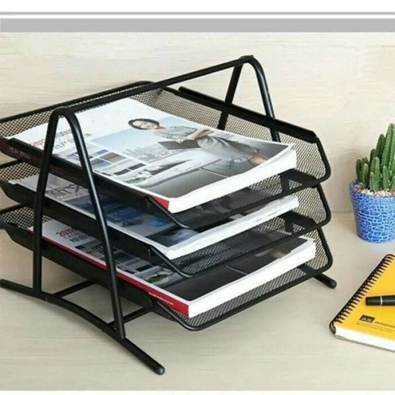 Promo Letter Tray 3 Susun / Rak Tempat Dokumen / Paper Tray Organizer ...