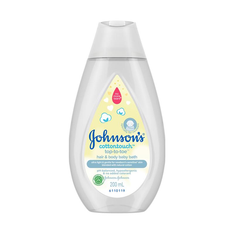 Promo Johnson's Baby Cotton Touch Sabun Mandi Anak [200 mL] Diskon 39%