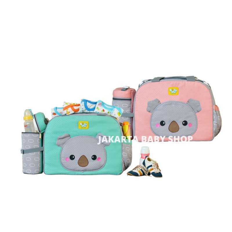 Jual TAS BAYI BESAR + TBSD KOKOA SERIES BABY JOY BJT1032 di Seller