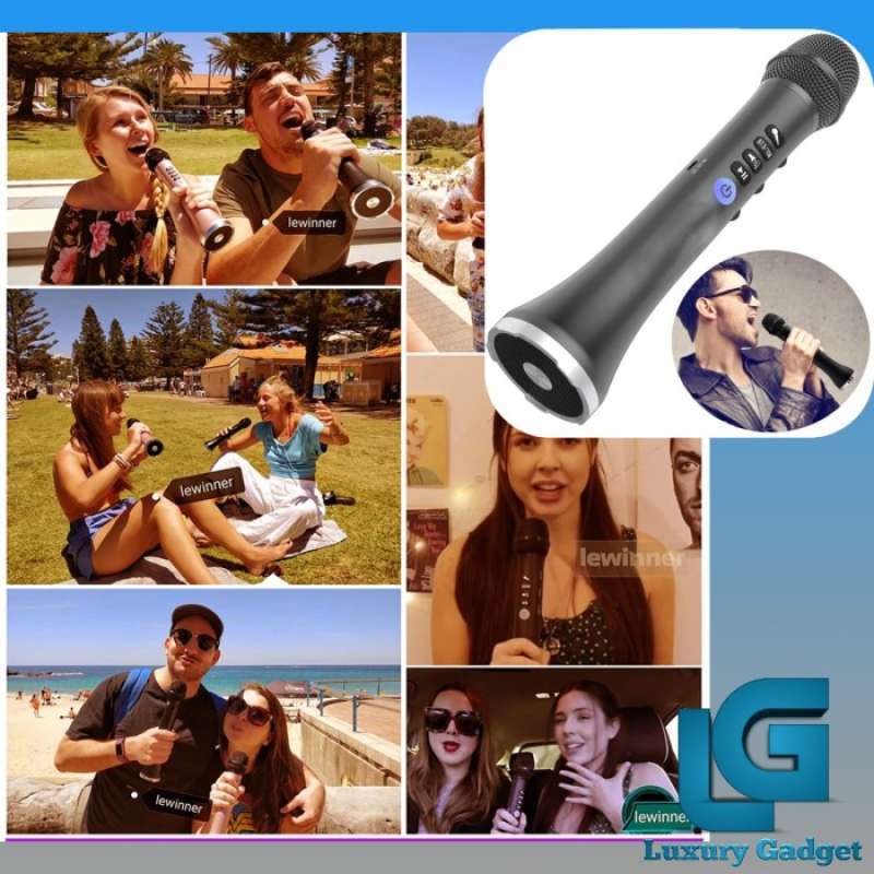 Promo MICROPHONE MIC KARAOKE BLUETOOTH SPEAKER TERBAIK MEREK YANG BAGUS