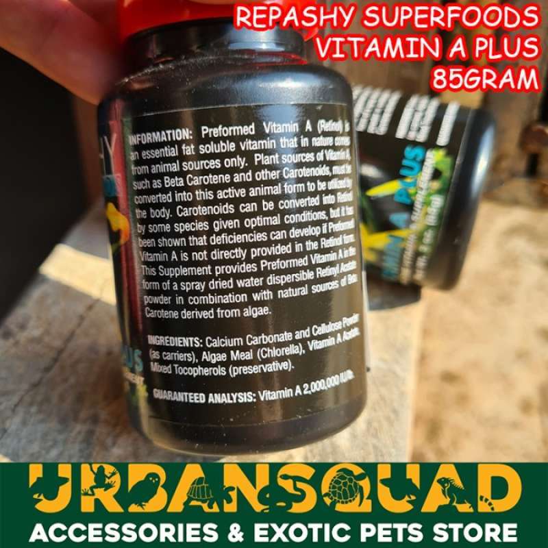 Jual Repashy Vitamin A Plus 85gr Supplement Dart Frog Pacman Freddy