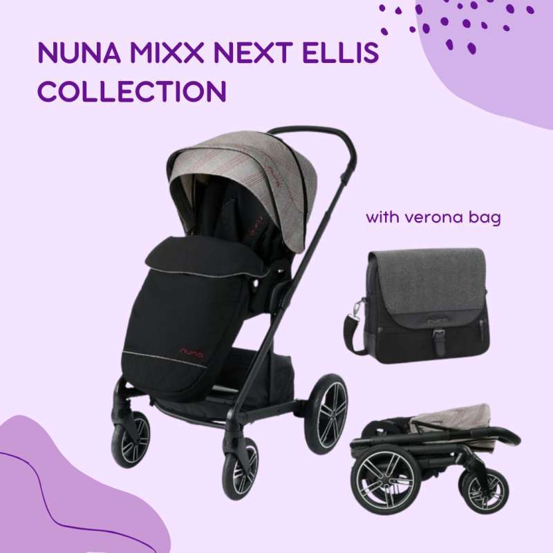 Jual Nuna Mixx Next Ellis Stroller With diaper bag Verona di Seller BABY ON BOARD Official Store
