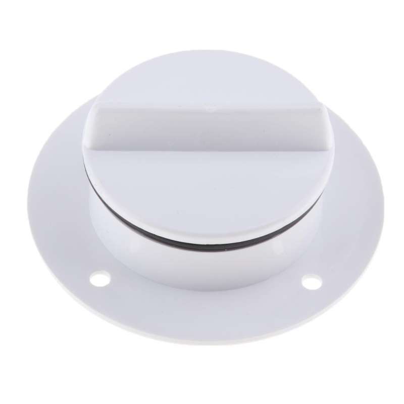 Jual Universal Marine Boat Drain Plug Scupper Valve with Gasket Seal di