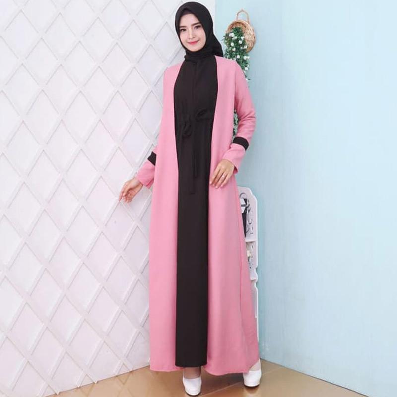  Model  Baju Gamis  Rompi Panjang  Outer Set Denim West Be2218 Berbagai model  pun diciptakan 