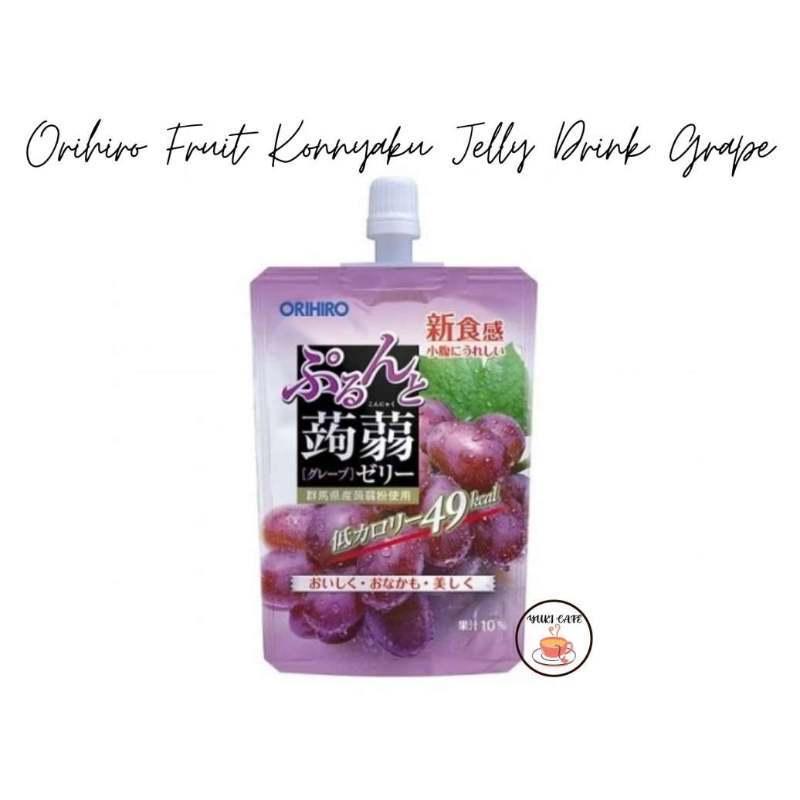 Jual JELLY “ORIHIRO” JELLY FRUIT KONNYAKU JELLY DRINK GRAPE di Seller