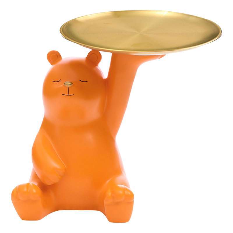 Jual Nordic Polar Bear Statue Storage Tray Animal Sculptures Easter