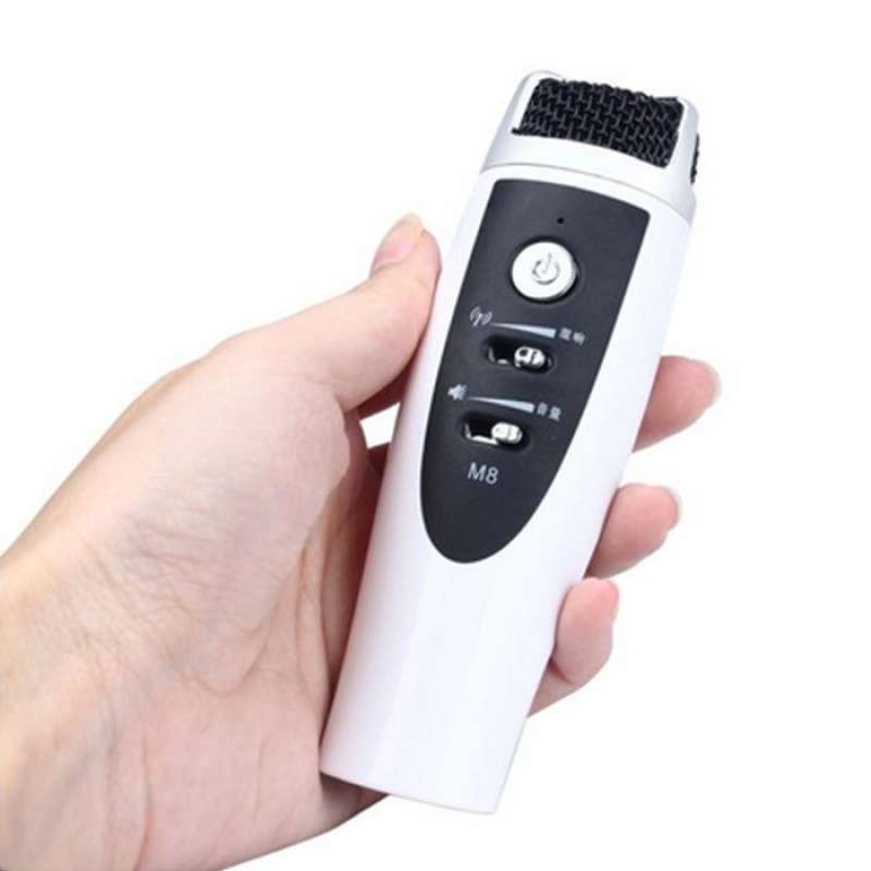 Jual MINI KARAOKE MICROPHONE U/ ANDROID IPHONE PC LAPTOP 3 PORT, PROMO