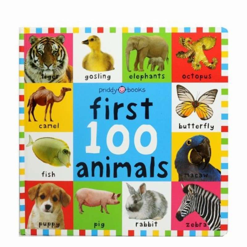 Promo Original BIG BOARD BOOKS : FIRST 100 ANIMALS Buku Child Teenager ...