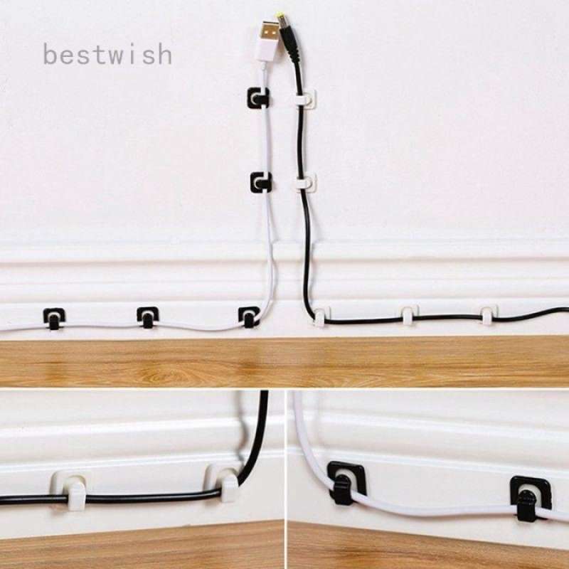 Jual NEW CABLE ORGANIZER FOR TABLE WALL SMARTPHONE PC TV CABLES di ...
