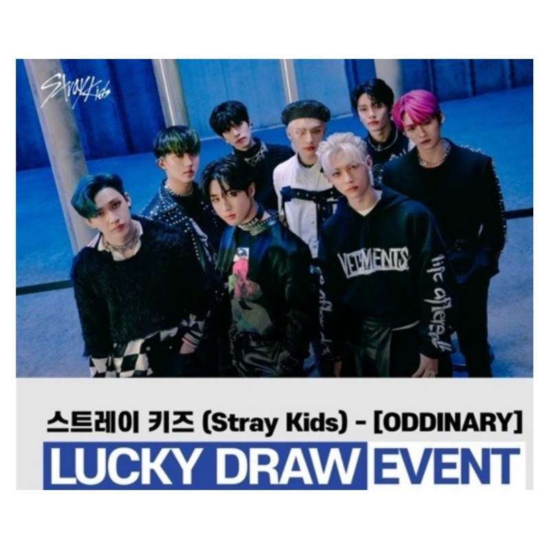 Jual [PO] LUCKY DRAW EVENT STRAY KIDS [ODDINARY] STANDARD VER. di