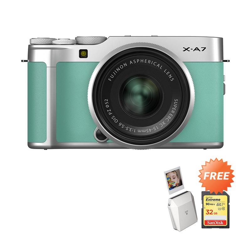 Jual Fujifilm XA7 Kit XC 1545mm Kamera Mirrorless + FREE SD 32GB