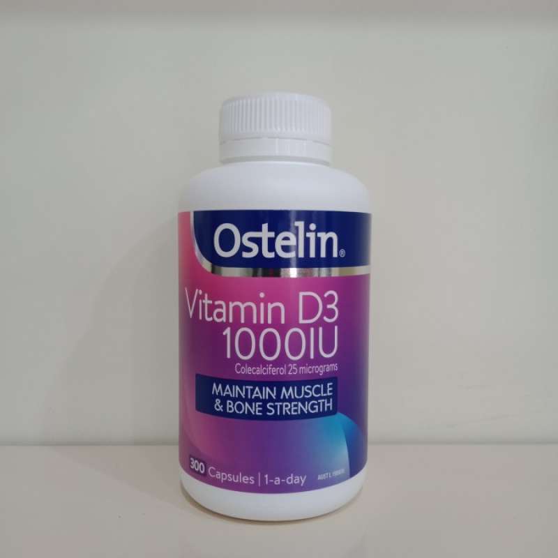 Jual Ostelin Vitamin D3 1000IU 300capsules Maintain Muscle & Bones Strong di Seller Central