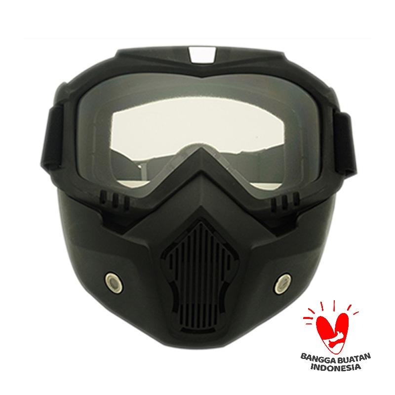 Promo Kaca Mata Plus Masker Full Face Protection Mask Helmet Safety
