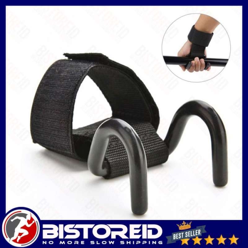 Jual LIMITBREAK WRIST BAND GRIP HOOK / DEADLIFT STRAP / LIFTING STRAP