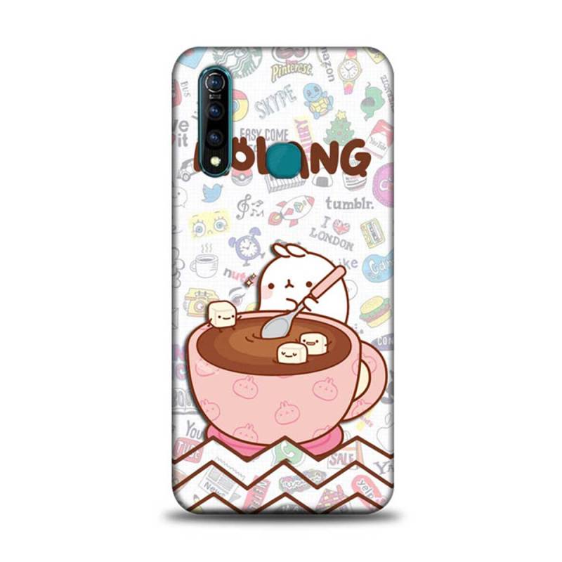 Jual Hardcase Casing Custom Vivo Z1 Pro molang coffee