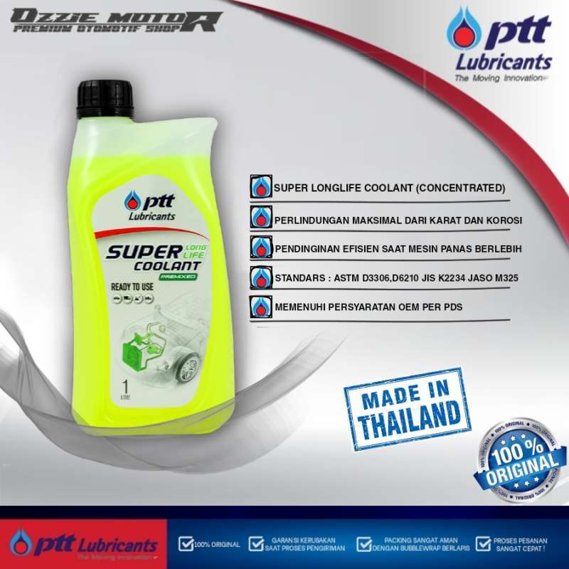 Jual COOLANT RADIATOR PTT LUBRICANTS SUPER LONGLIFE COOLANT 1L ...