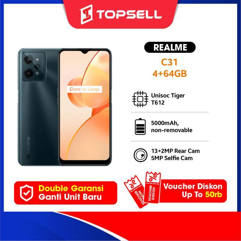 Jual Realme C31 3/32GB Garansi Resmi 12 Bulan di Seller Topsell ...