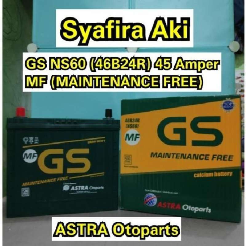 Jual Aki NS60 GS MF (Avanza,Veloz,Rush,Swift,SX-4, APV,Xenia,Terios) di