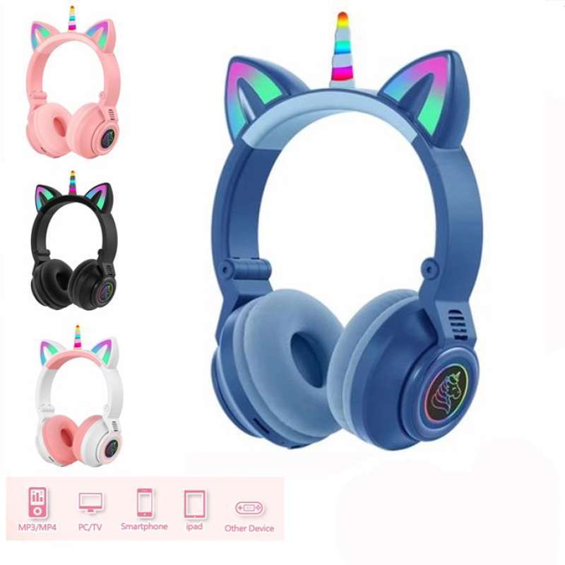 Promo HEADPHONE UNICORN WIRELESS/HEADPHONE BLUETOOTH STN 27 SUPER BASS