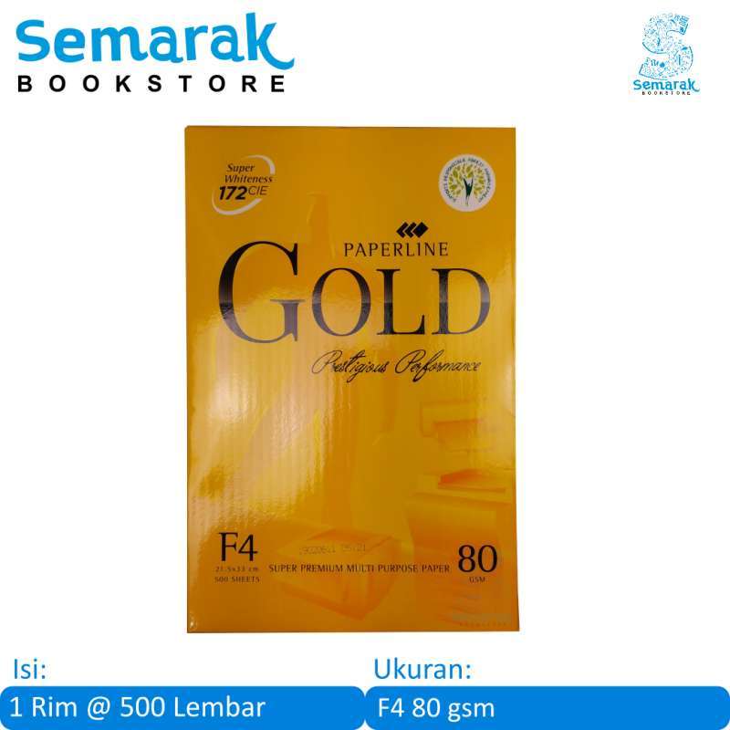 Multi Purpose Paper Rim Jual Paperline Gold Multi Purpose Paper Kertas Hvs F4 [1 Rim @500 ...