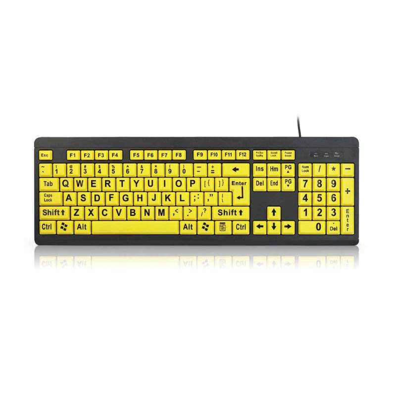 Jual IIT Print Wired Over-sized Letters Keyboard [Large/ USB 2.0] di ...
