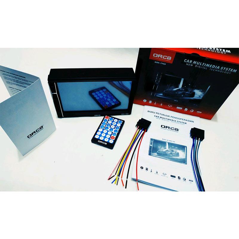 Jual Orca MRK7988 Touchscreen Double Din Car Multimedia Mirrorlink