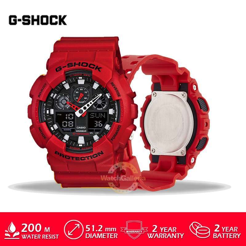 Jual Jam Tangan Casio GShock GA100B4ADR Original Murah di Seller THE
