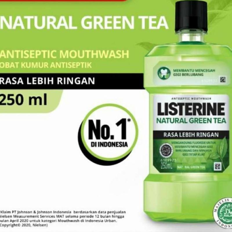 Jual Listerine antiseptic mouthwash green tea 250ml di Seller jco mart