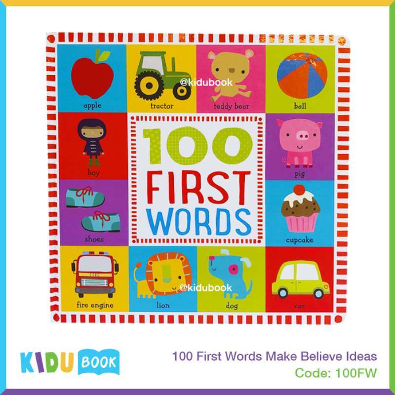 Jual Buku Cerita Bayi dan Anak 100 First Words Kidu Baby di Seller Kidu ...